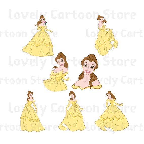 Free Free 235 Belle Disney Princess Svg SVG PNG EPS DXF File