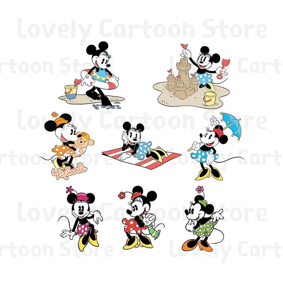 Download Classic Minnie Mouse Svg Eps Dxf And Png Formats 8 Etsy