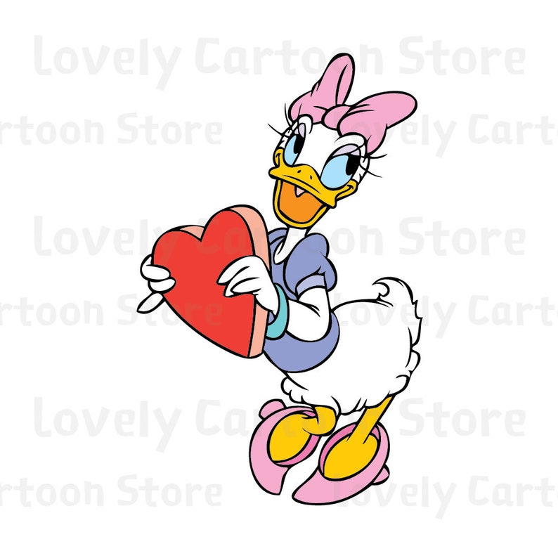 Download Daisy Duck Svg Eps Dxf and Png formats 10 Cliparts | Etsy