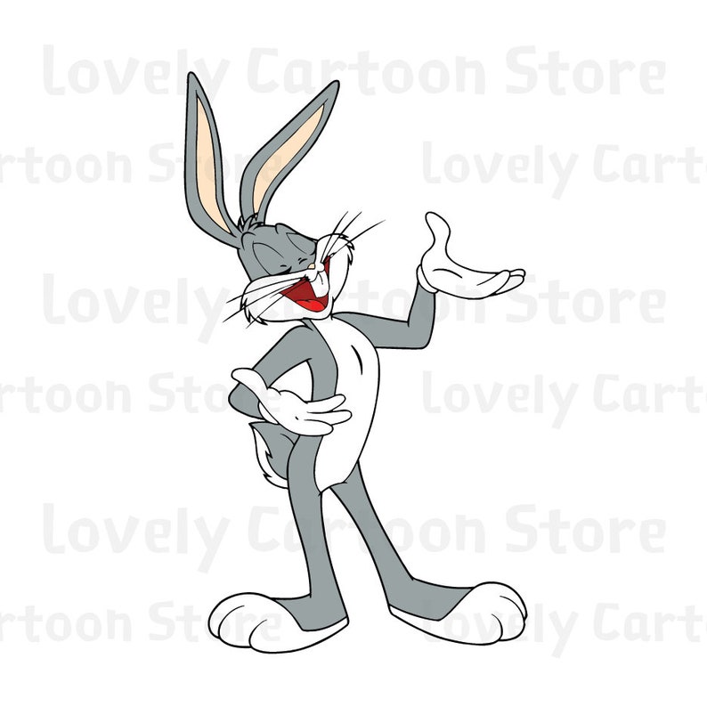 Download Bugs Bunny Svg Eps Dxf and Png formats 15 Cliparts | Etsy