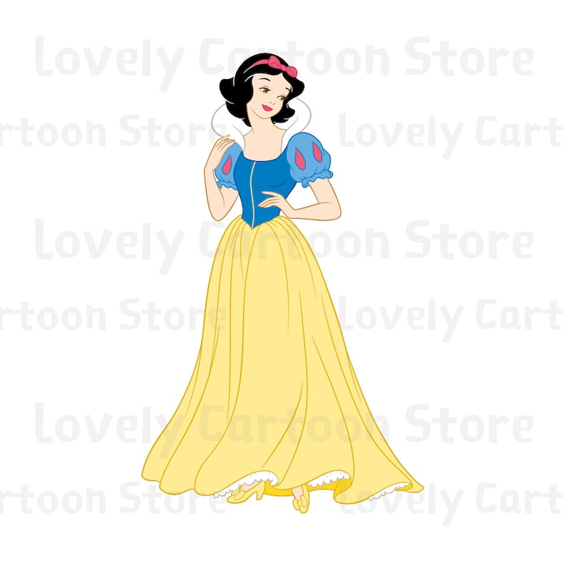 Download Snow White Svg Eps Dxf and Png formats 10 Cliparts | Etsy