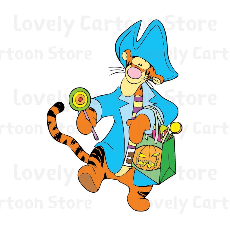 Download Winnie The Pooh & Friends on Halloween Svg Eps Dxf and Png ...