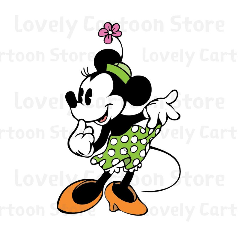 Download Classic Minnie Mouse Svg Eps Dxf and Png formats 8 | Etsy