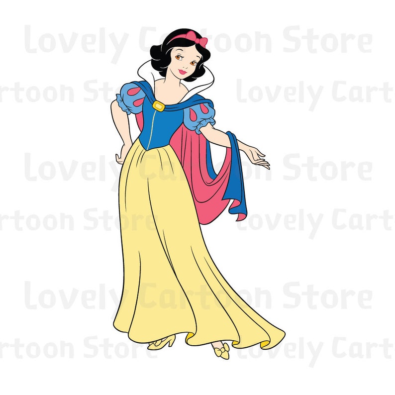 Download Snow White Svg Eps Dxf and Png formats 10 Cliparts | Etsy