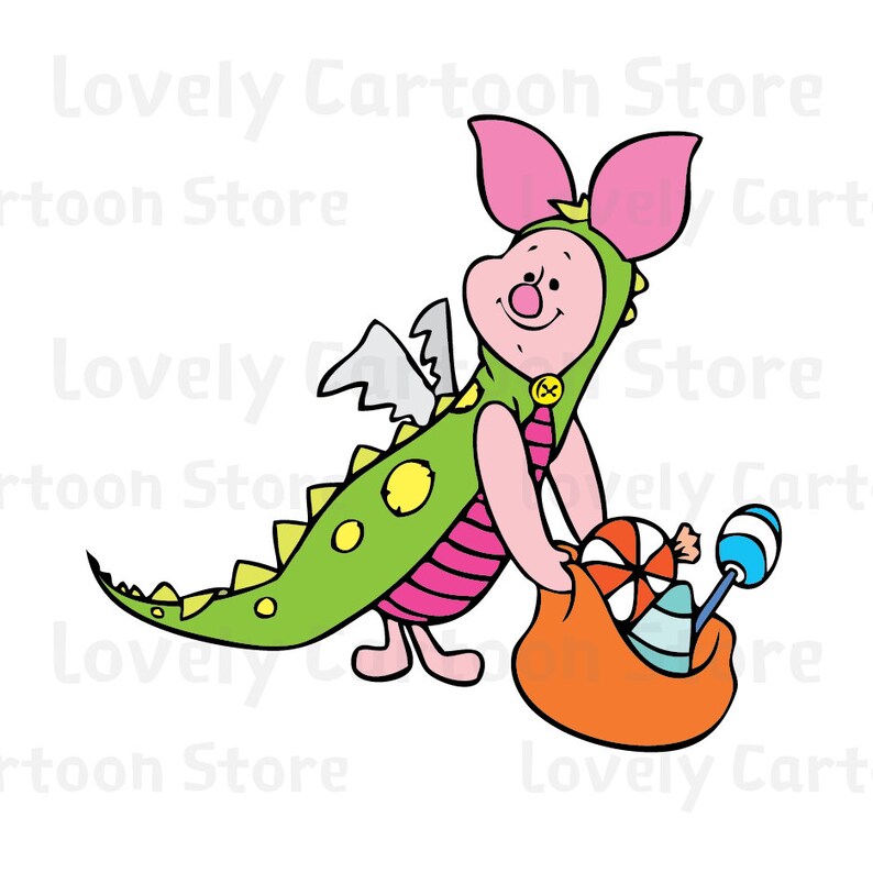 Download Winnie The Pooh & Friends on Halloween Svg Eps Dxf and Png ...