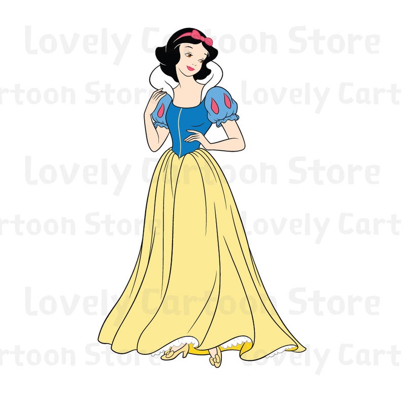 Download Snow White Svg Eps Dxf and Png formats 10 Cliparts | Etsy