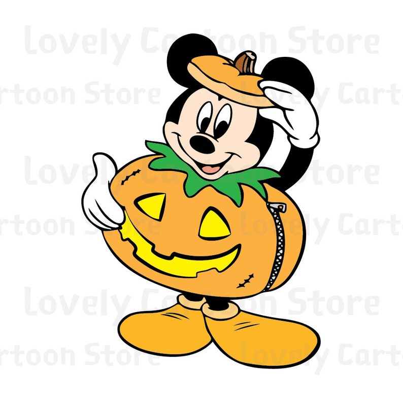 Download Mickey & Friends on Halloween Svg Eps Dxf and Png formats ...