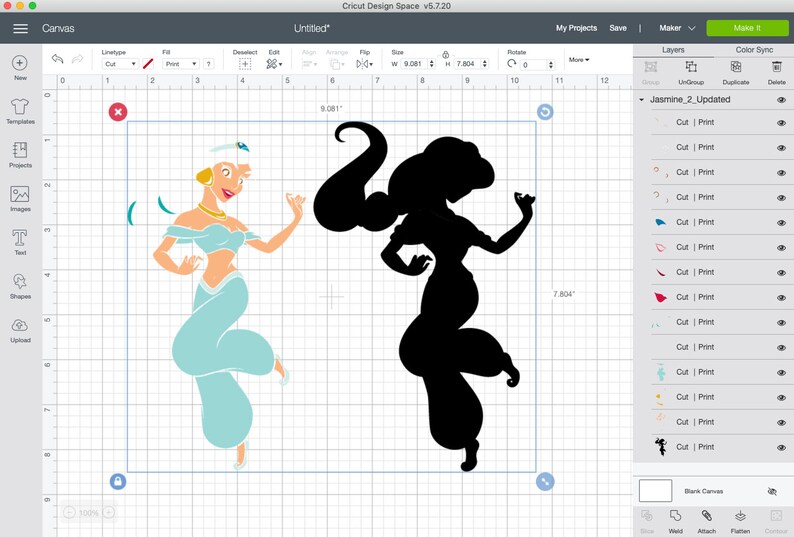 Download Princess Jasmine Svg Eps Dxf and Png formats 5 Cliparts | Etsy