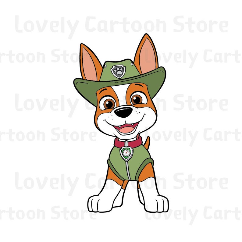 Download Paw Patrol: Tracker Svg Eps Dxf and Png formats 6 Cliparts ...