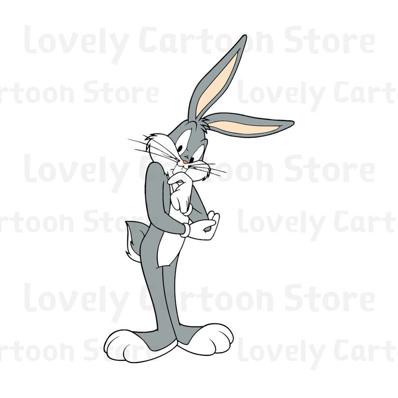 Bugs Bunny Svg Eps Dxf and Png formats 15 Cliparts | Etsy
