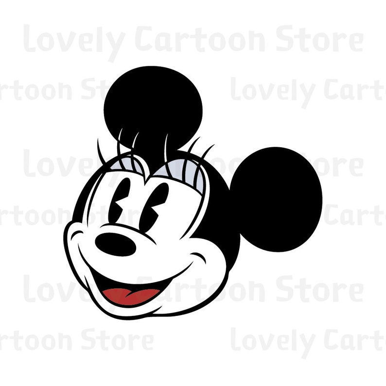 Download Classic Minnie Mouse Emojis Svg Eps Dxf and Png formats 9 | Etsy