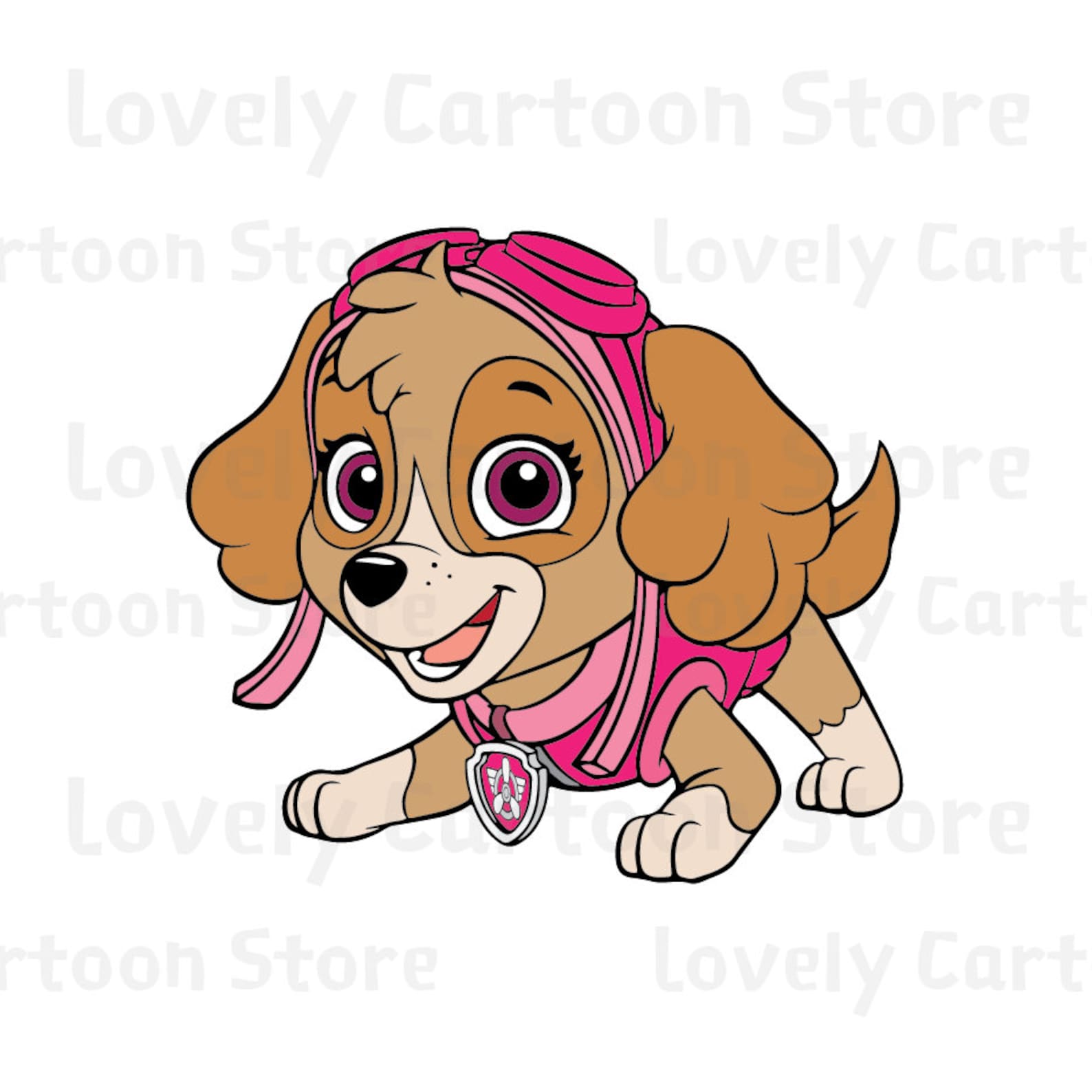 paw patrol skye free printable svg