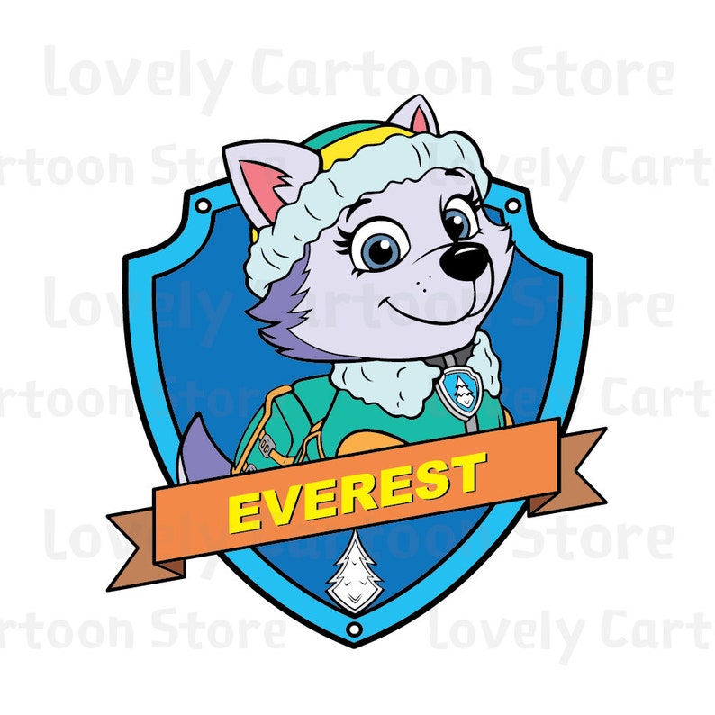 Download Paw Patrol: Everest Svg Eps Dxf and Png formats 6 Cliparts ...