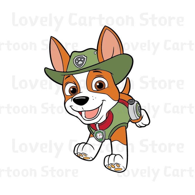 Paw Patrol Tracker Svg Eps Dxf y Png formatos 6 Imágenes Etsy
