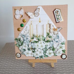 Carte postale fleurs, carte postale bougies, carte postale papillons, carte postale anniversaire, carte postale mariage, carte postale 3D.