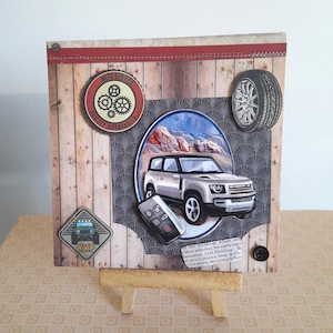 Carte postale voiture, carte postale pour hommes, carte postale anniversaire homme, carte postale adoslescent, carte postale fête des pères.
