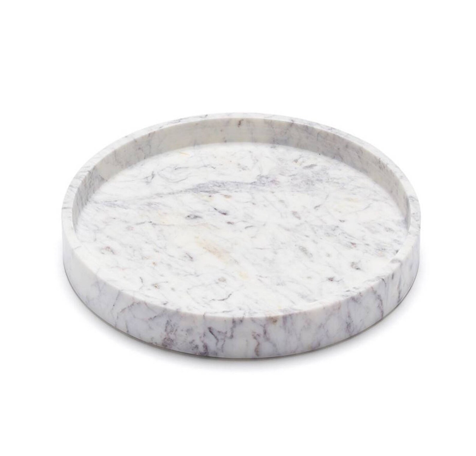 Marble Round Tray Etsy