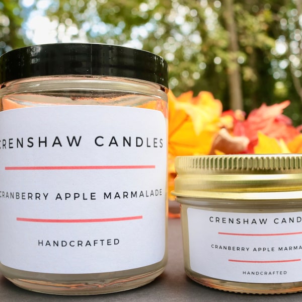 Cranberry Apple Marmalade 8oz and 4oz Jar | Gift for Him | Gift for Her | Housewarming Gift.