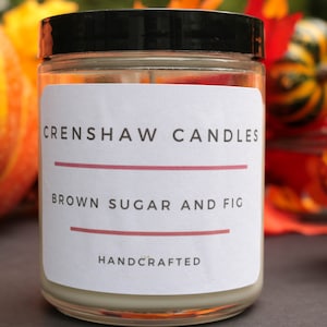 Brown Sugar and Fig Candle.