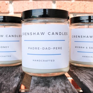 Candle gift set | Candle gift set for dad | Soy candle gift set for dad | Gift set for step dad | Candle gift set for him