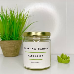 Margarita Gift Soy Candle 8oz Jar For The Margarita Lover In Your Live