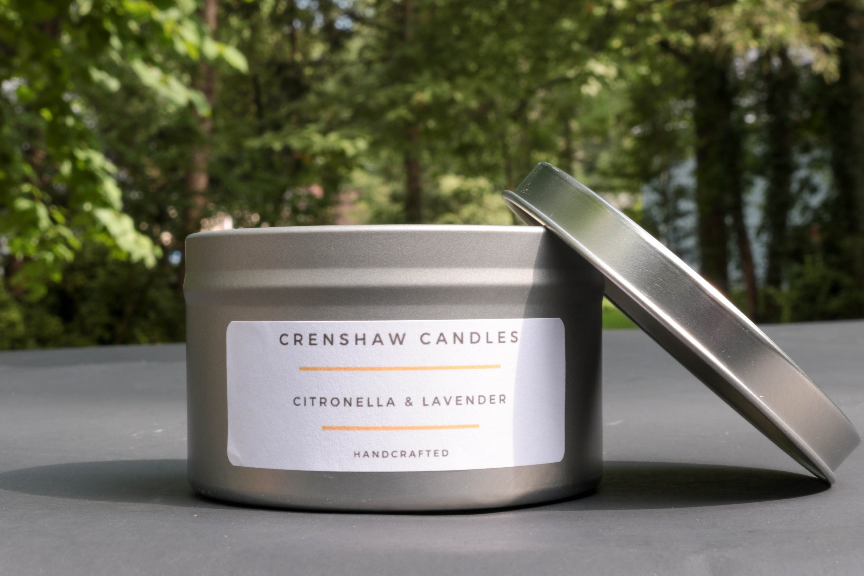 Citronella & Lavender Patio Candle Keep Those Pesky Mosquitoes Etsy