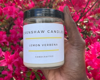 Vela de soja con verbena de limón: aroma cítrico (226-113 ml)
