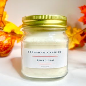 Spiced Chai Soy Candles 8oz-4oz