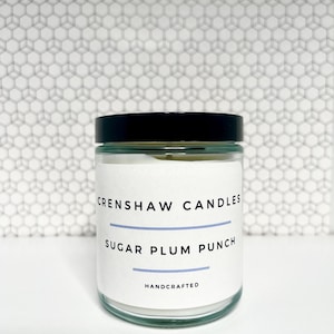 Sugar Plum Punch Soy Candle