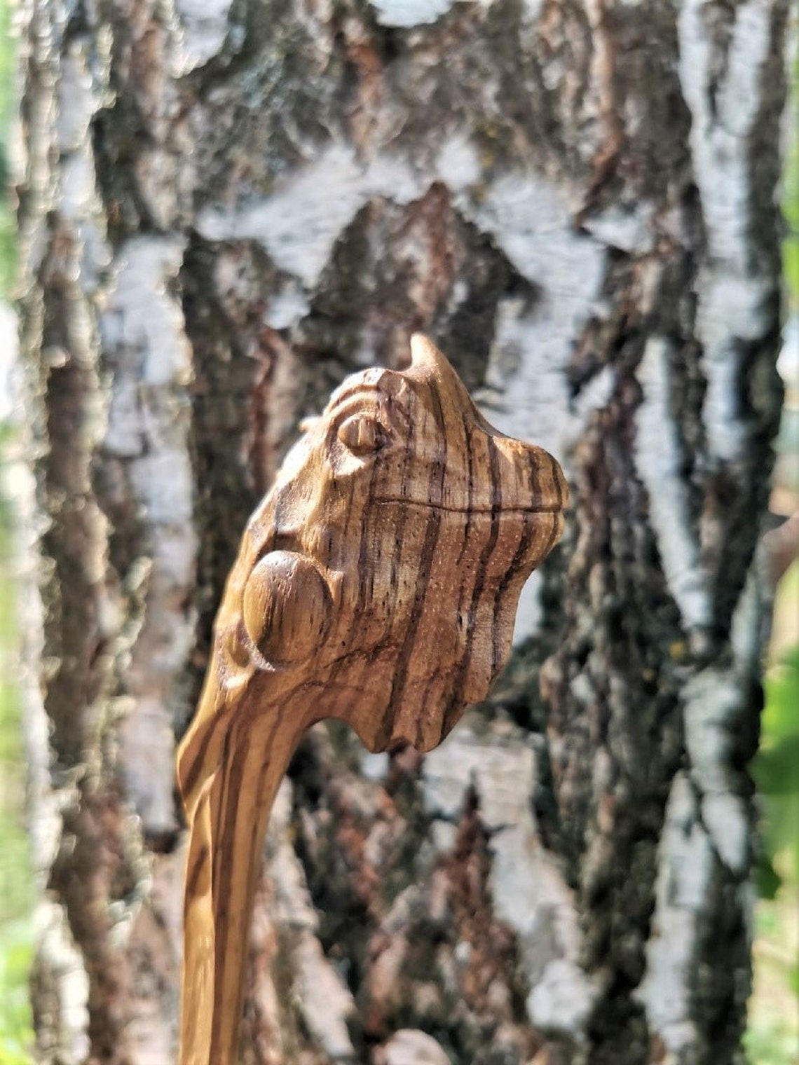 Iguana Hair Sticks Carved Hairpins Wooden Hair Sticks Etsy
