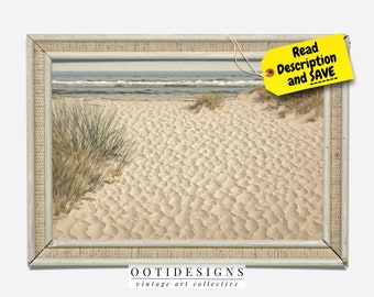 Large Beach Original Artwork | Farm House Decor Large Format Printable Painting Beach Wall Art Original Wall Art Decor PRINTABLE 45