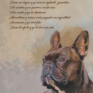 Pet portrait, pet painting pet memorial gift, pet gifts, DOGS PRAY