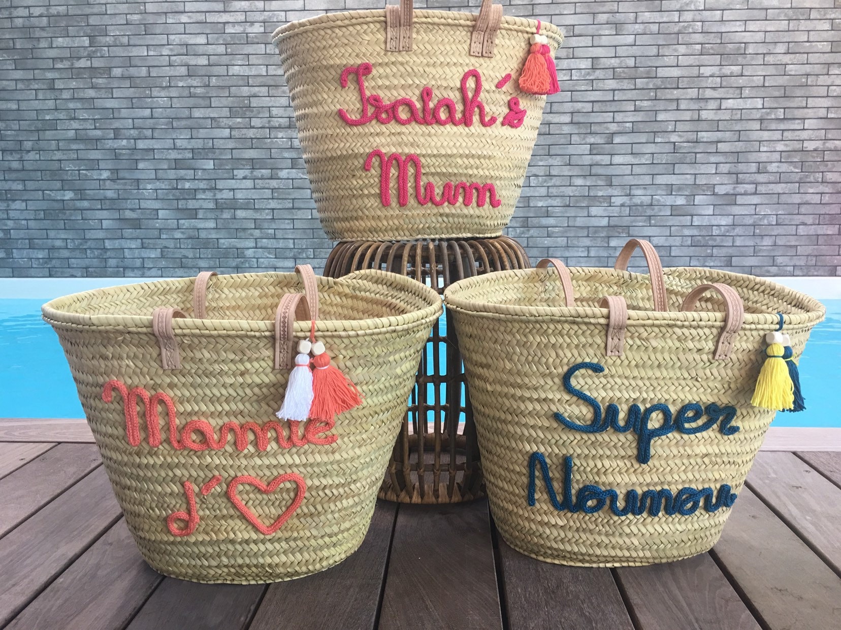 Panier osier cheap a personnaliser