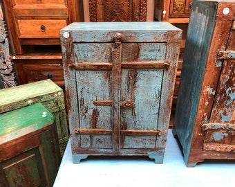 Fabulous Reclaimed Old Door Cabinet