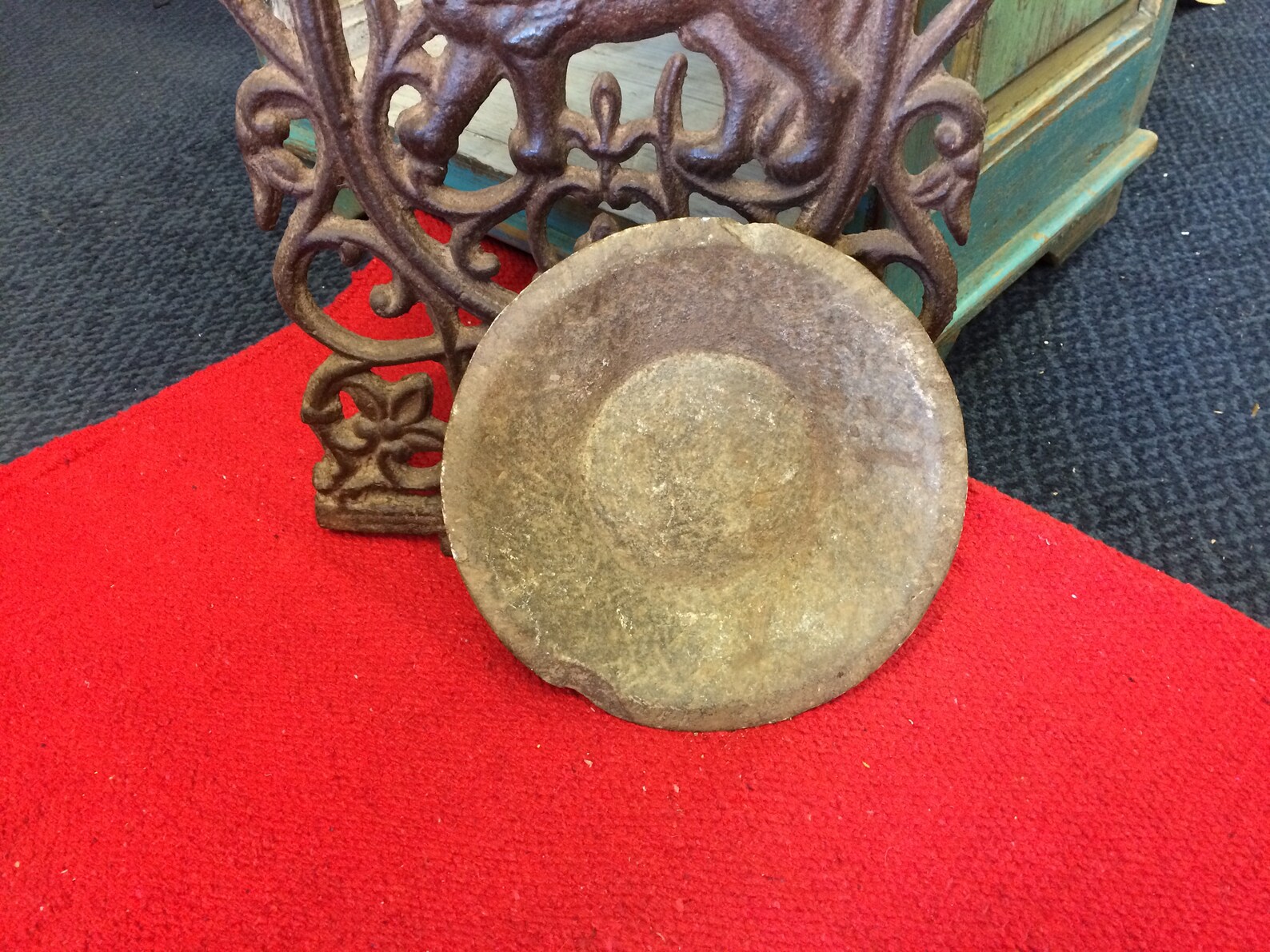 Characterful Vintage Hand Carved Stone Plate Etsy