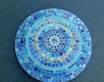 Tavolino tavolino in mosaico colori a piacere