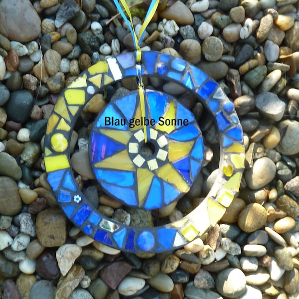 Mosaik Windspiel suncatcher verschiedene Farben
