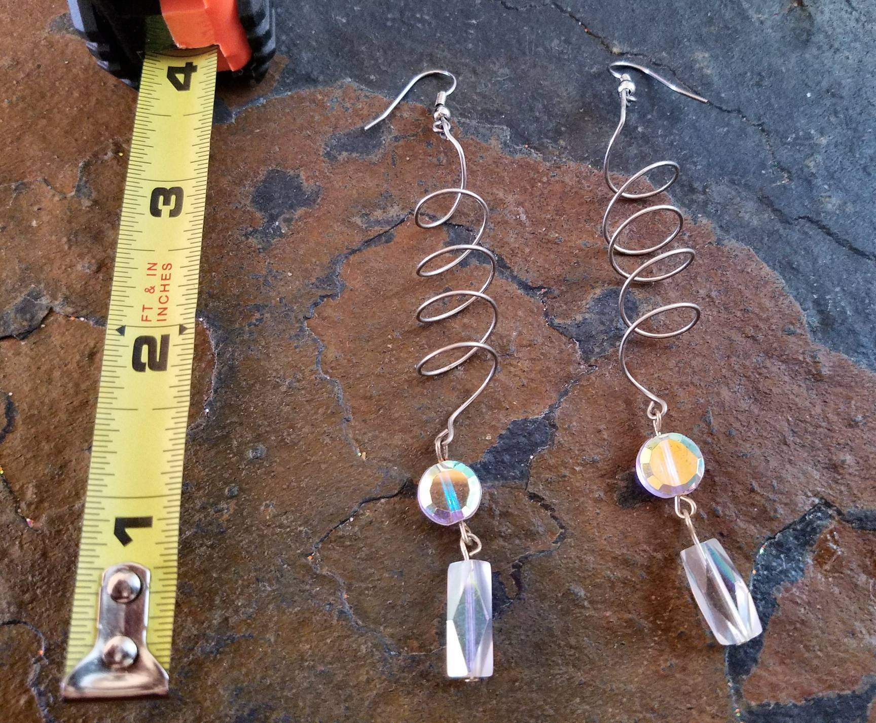 Reclaimed Metal Jewelry Recycled Necklace Upcycled Earrings Etsy