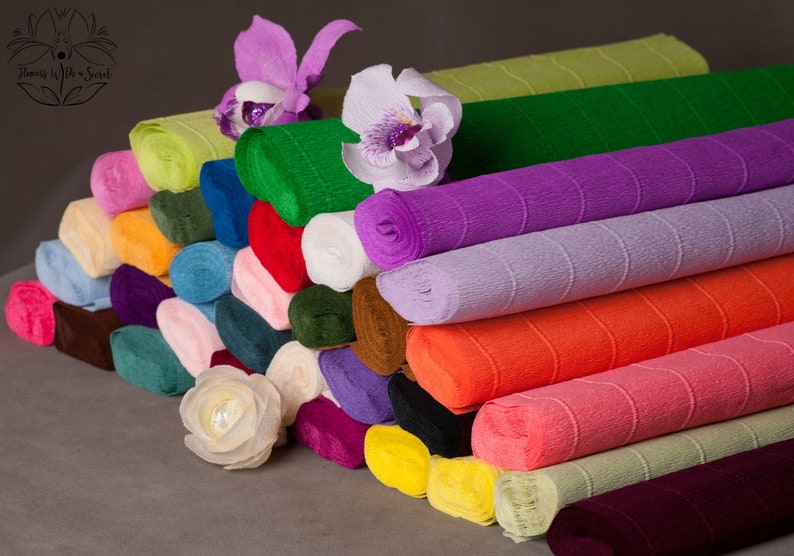 Italian Crepe Paper 180gms 250x50cm Etsy