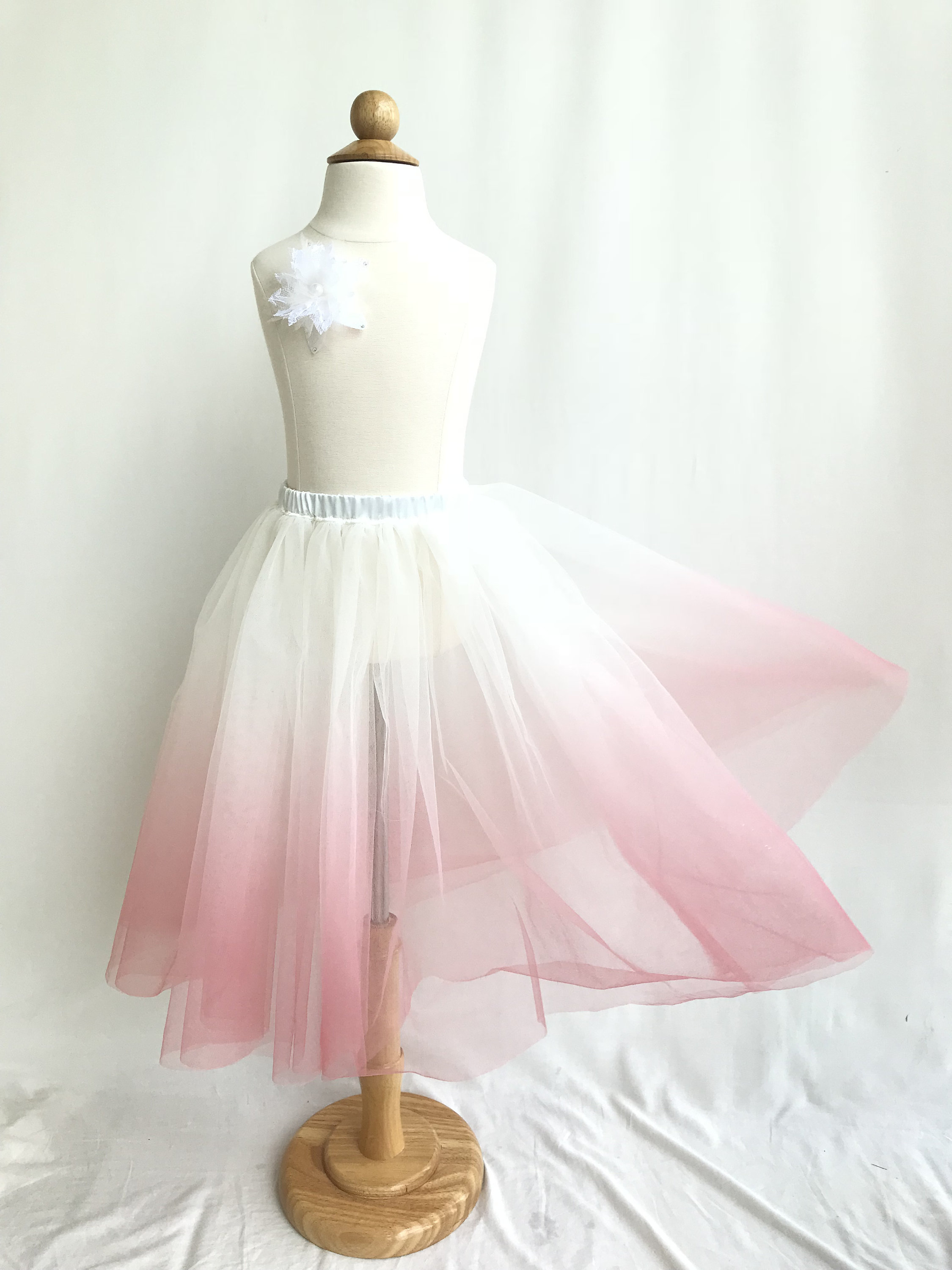 Ombré Dance Skirt. Pink Ombre Skirt. Rehearsal Skirt. Beach | Etsy