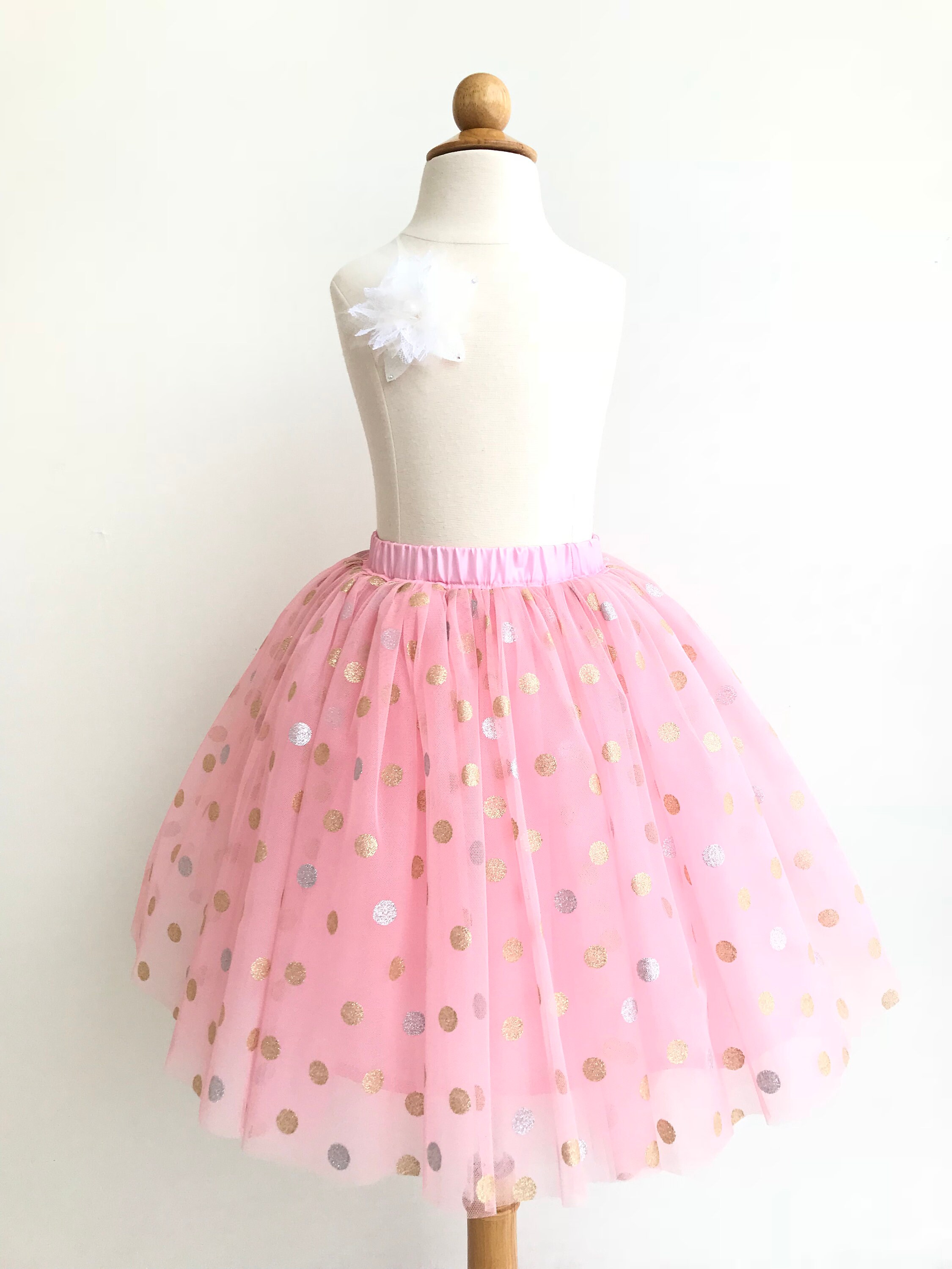 Adult Polka Dot Tutu. Adult Dots Tulle. Adult Polka Dot Skirt