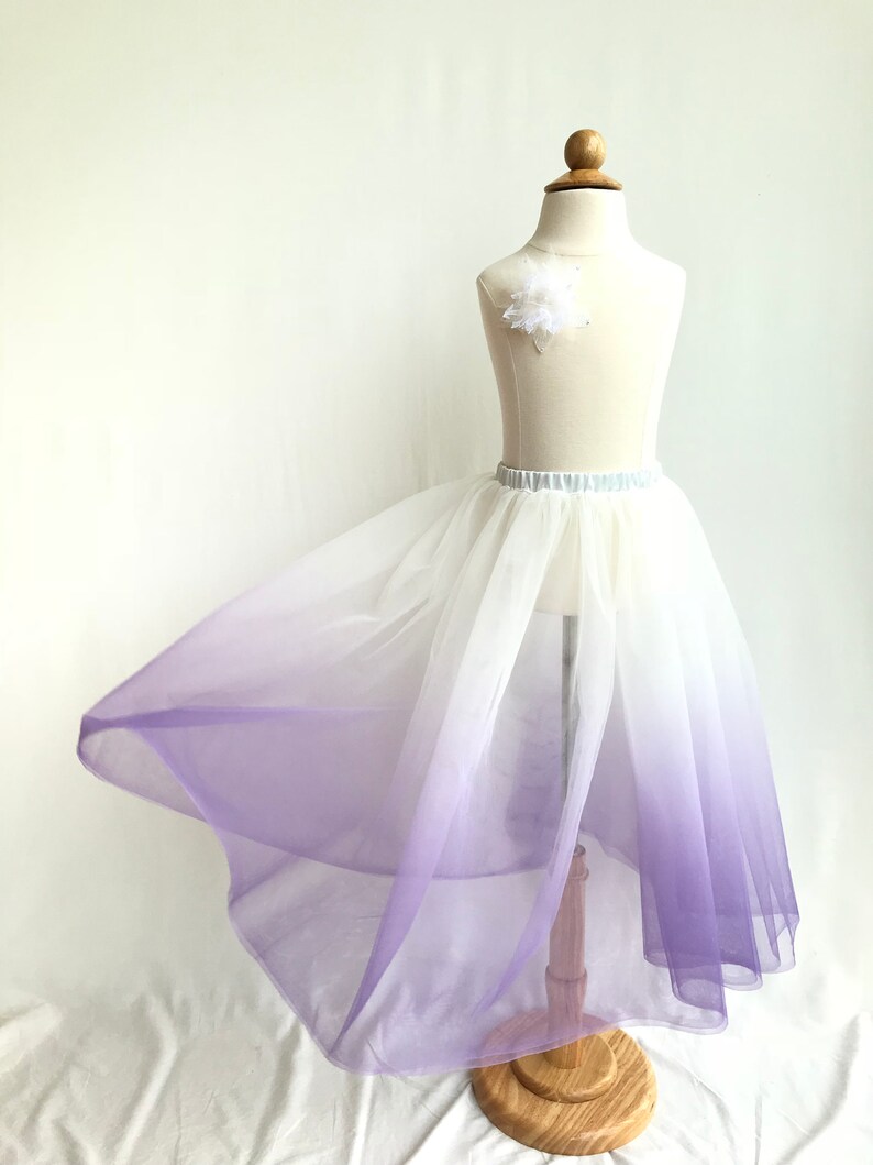 Ombré Dance Skirt. Purple Ombre Skirt. Rehearsal Skirt. Beach Etsy