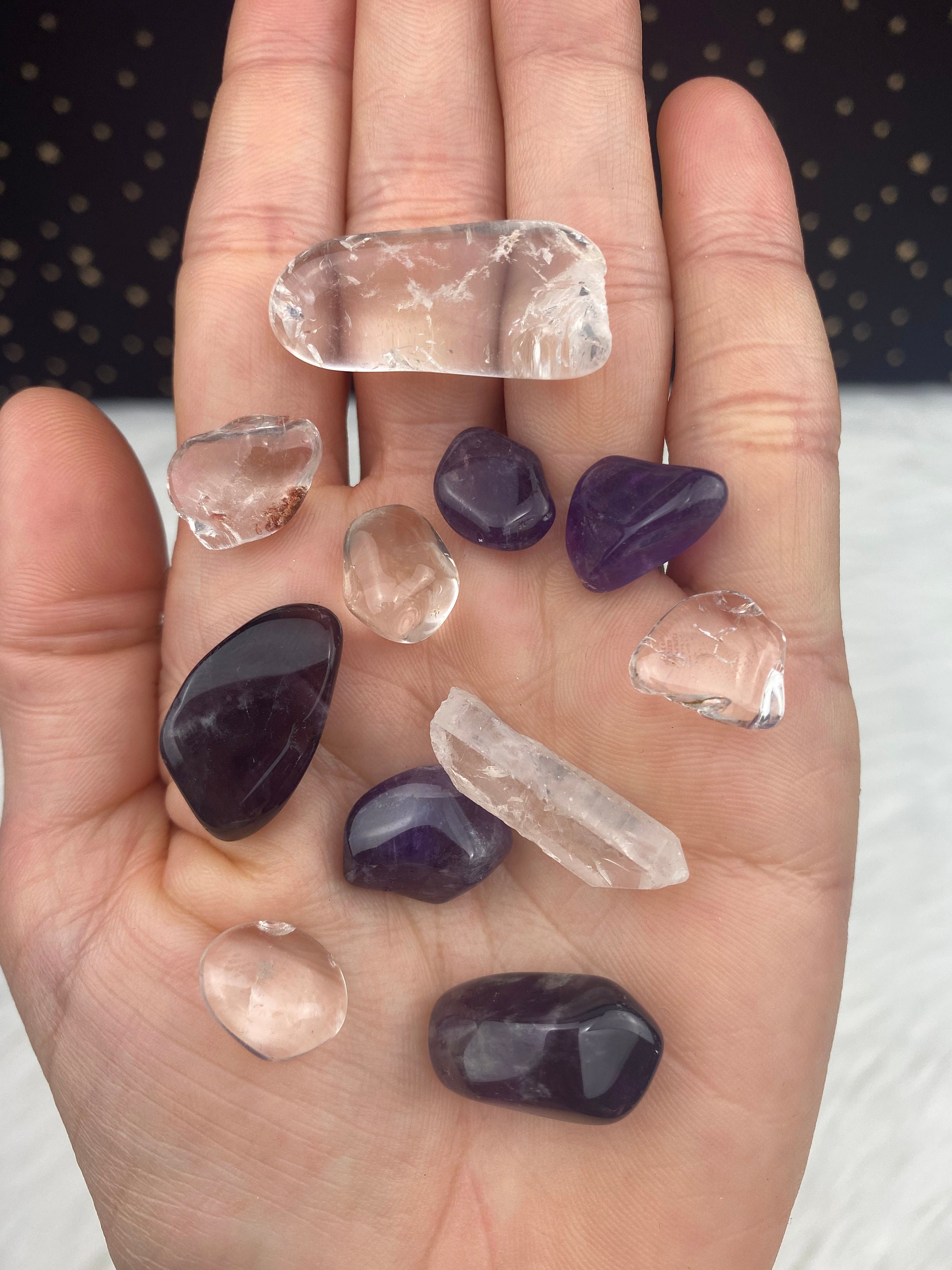 Crystals-Stones in your bra pouch “”