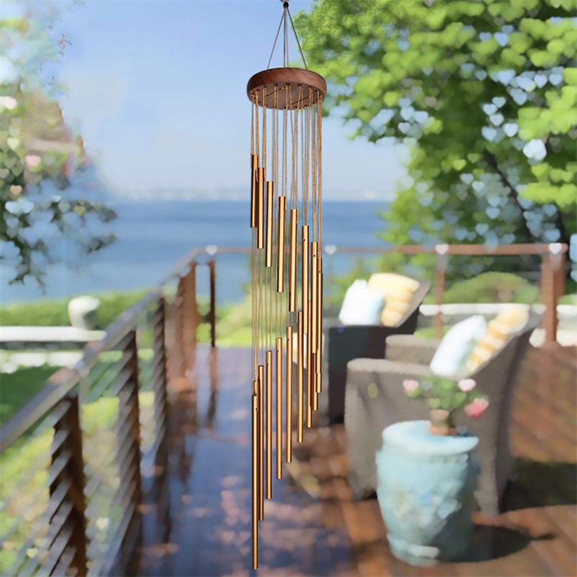 Wind Chime SOUND in DESCRIPTION Large 36 Amazing Grace Etsy
