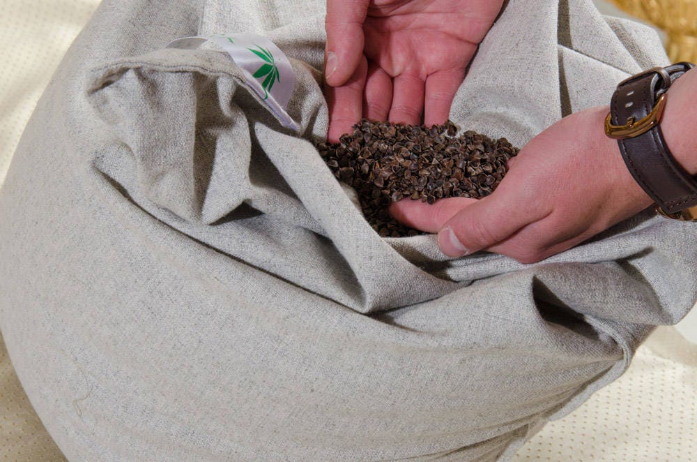 Buckwheat pillow/hemp pillow pillow/buckwheat/Massage Etsy