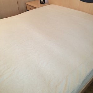Hemp mattress cover with zipper, Different sizes available, Natural non dyed cloth to keep your dreams sweet image 7