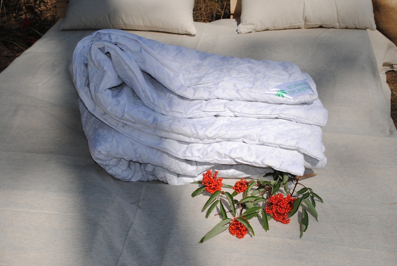 Hemp Blanket With Cotton Cover and Hemp Filler Etsy