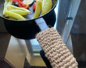 Hemp skillet handle cover