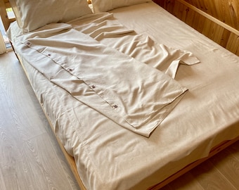 Hemp set, duvet cover and two pillowcases