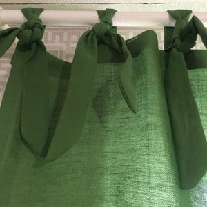 Green Hemp Curtain for home, Strings on top, Create your own natural plant house image 2